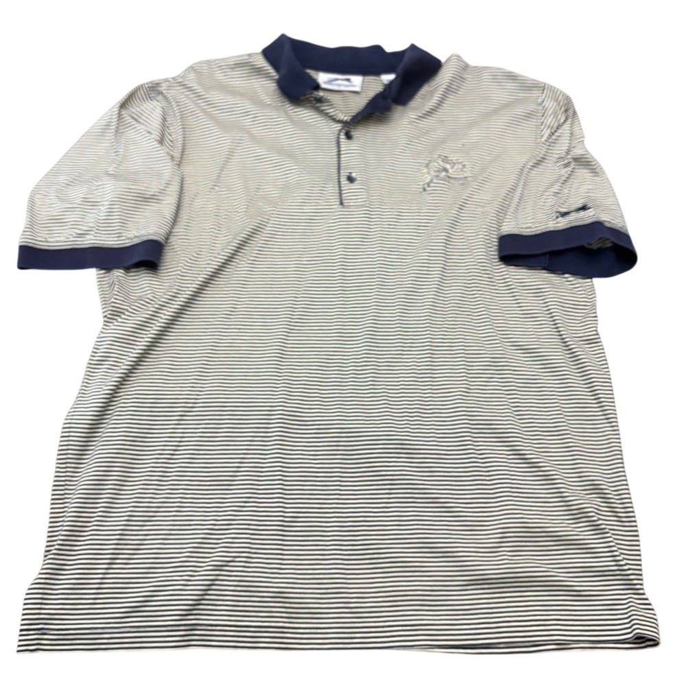 Slazenger 101st US Open 2001 Southern Hills Golf Polo Shirt Men's Large Striped
